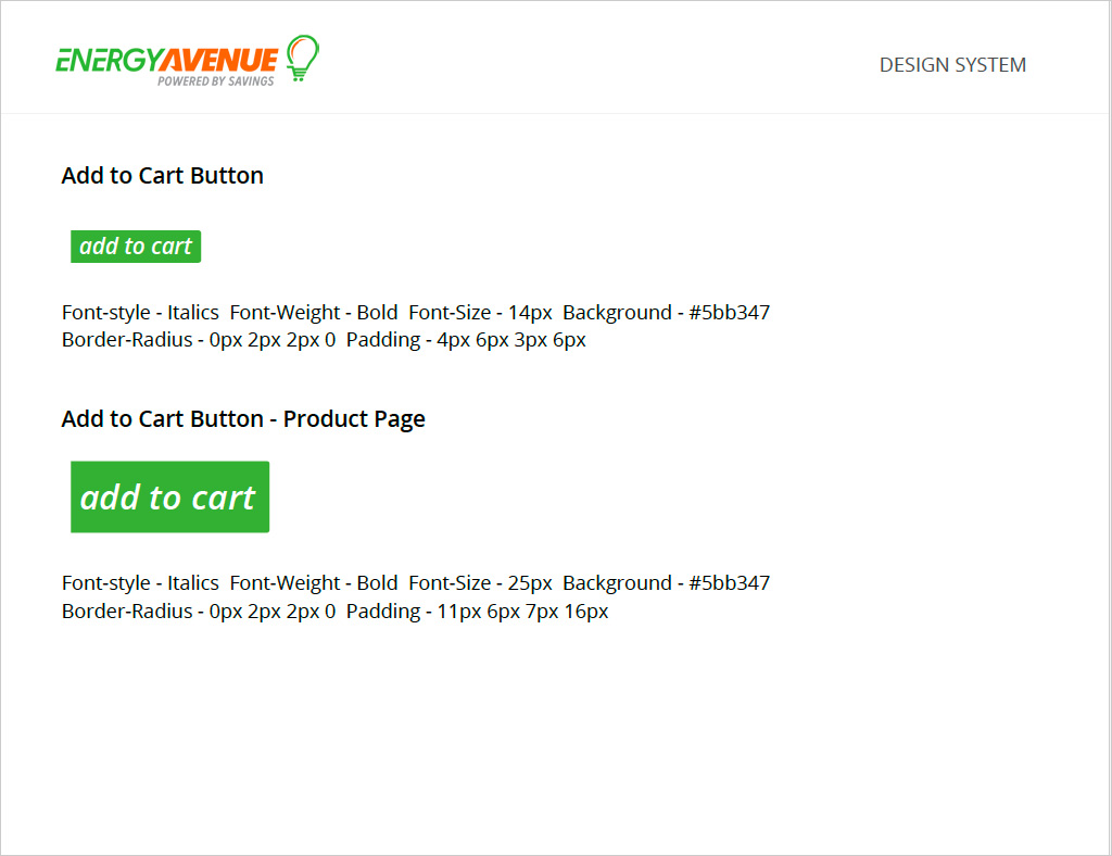 Energy Avenue Cart Button