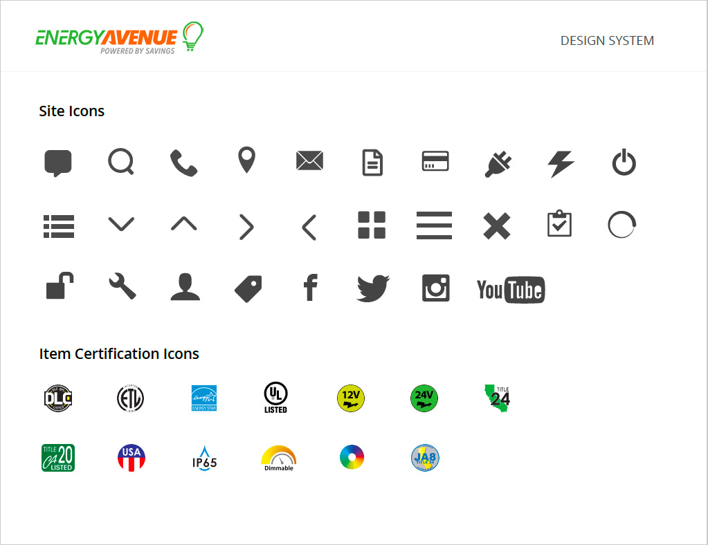 Energy Avenue Icons